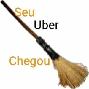 Seu Uber chegou - getsticker.com