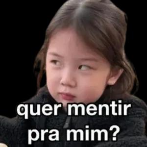quer mentir pra mim? - getsticker.com