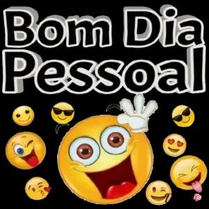 Bom Dia Pessoal - getsticker.com