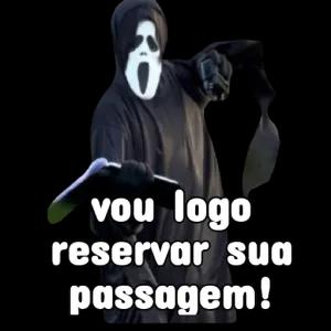 vou logo reservar sua passagem! - getsticker.com