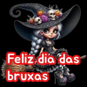 Feliz dia das bruxas - getsticker.com