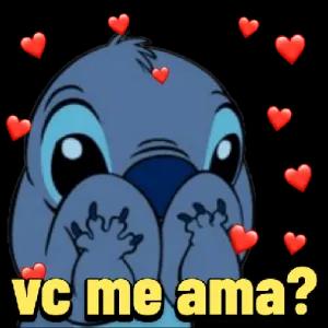 vc me ama? - getsticker.com