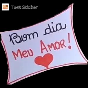 Bom dia Meu Amor! - getsticker.com