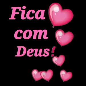 Fica com Deus! - getsticker.com