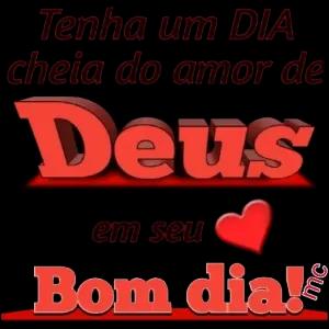 Tenha um DIA cheia do amor de Deus em seu Bom dial - getsticker.com
