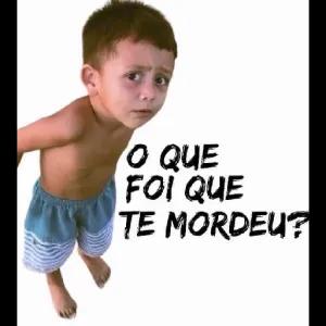 O que foi que te mordeu? - getsticker.com