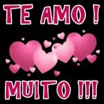  TE AMO!
MUITO !!!