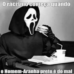 O racismo começa quando o Homem-Aranha preto é do mal - getsticker.com