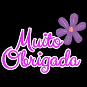 Muito f Obrigada - getsticker.com