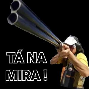 TÁ NA MIRA ! - getsticker.com