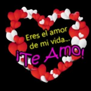 Eres el amor  de mi vida... ¡Te Amo! - getsticker.com