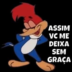 ASSIM VC ME DEIXA SEM GRAÇA - getsticker.com