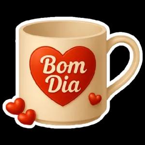 Bom Dia - getsticker.com