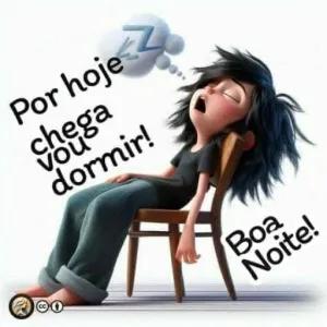 Por hoje chega vou dormir! Boa Noite! - getsticker.com