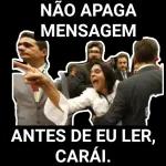 Não apaga mensagem!!!