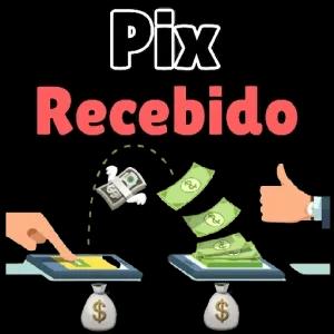Pix Recebido - getsticker.com