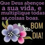  BOM DIA!
Ser feliz...
É agradecer à Deus
cada manhã pelo
milagre da vida.