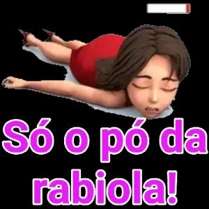 Só o pó da rabiola! - getsticker.com