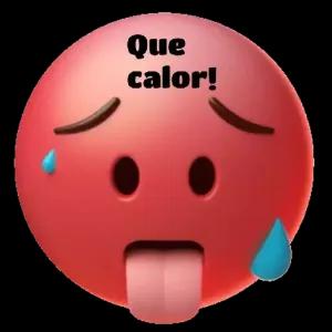 Que calor!  - getsticker.com