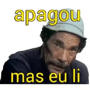 apagou mas eu li  - getsticker.com