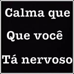 Calma que Que você Tá nervoso - getsticker.com