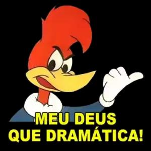 MEU DEUS QUE DRAMÁTICA! - getsticker.com