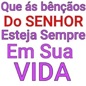 Que as bênçãos Do SENHOR Esteja Sempre Em Sua VIDA - getsticker.com