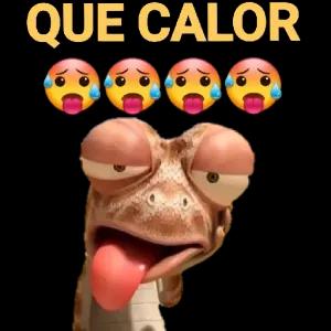 QUE CALOR - getsticker.com