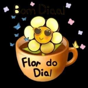Bom Diaa! Flor do Dial - getsticker.com