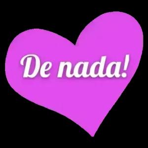 De nada! - getsticker.com
