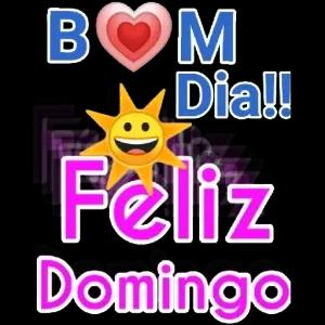 BOM Dia!! Feliz Domingo  - getsticker.com