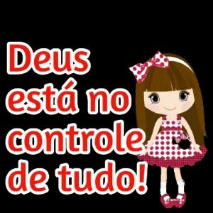 Deus está no controle, de tudo!  - getsticker.com