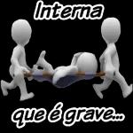 Interna que é grave...