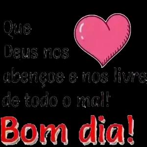 Que Deus nos abençoe e nos livre de todo o mal! Bom dia! - getsticker.com