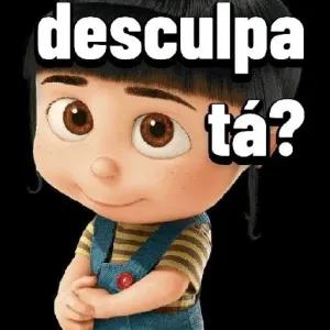 desculpa tá? - getsticker.com