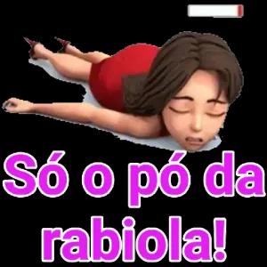 Só o pó da rabiola! - getsticker.com