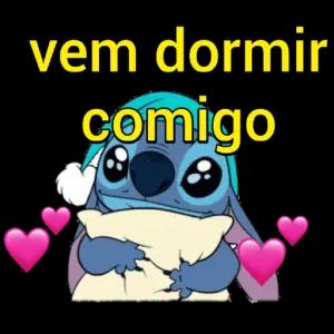 vem dormir comigo - getsticker.com