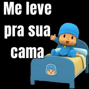 Me leve pra sua cama - getsticker.com