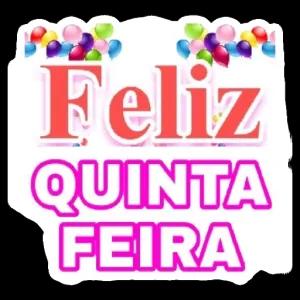 Feliz QUINTA FEIRA - getsticker.com