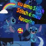 eu amo Stitch Stitch é meu favorito