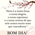 Bom dia, amiga!