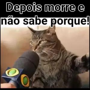 Depois morre e não sabe porque! O - getsticker.com
