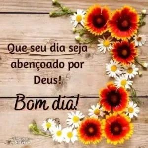 Que seu dia seja abençoado por Deus! Bom dia! - getsticker.com