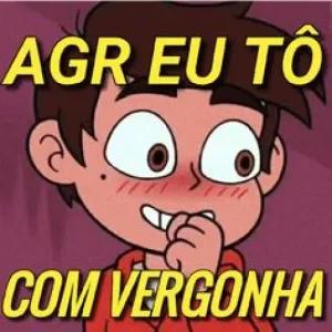 AGR EU TÔ COM VERGONHA - getsticker.com