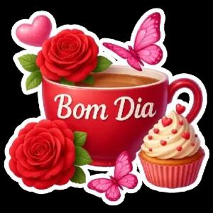 Bom Dia - getsticker.com