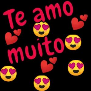 Te amo muito:  - getsticker.com