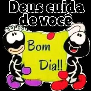 Deus cuida de você Doprov Bom Dia!! - getsticker.com