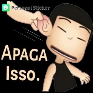 APAGA Isso. - getsticker.com