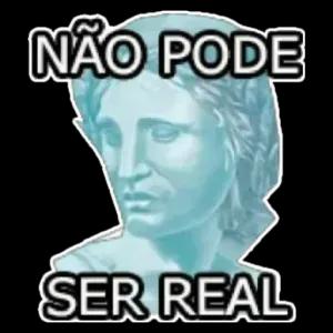 Não pode ser real - getsticker.com