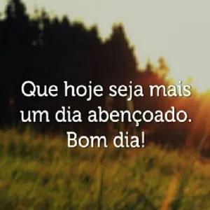Que hoje seja mais um dia abençoado. Bom dia! - getsticker.com